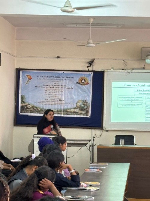  2026-03-02 A Special Lecture On Census Was Organized At Government College Ropar